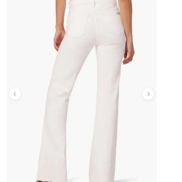NWT $188 Joe’s Jeans WHITE The Molly high rise flare (bin 46) - Picture 2 of 10